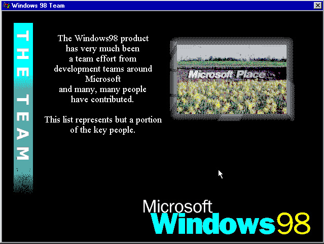 Windows 98 中的彩蛋
